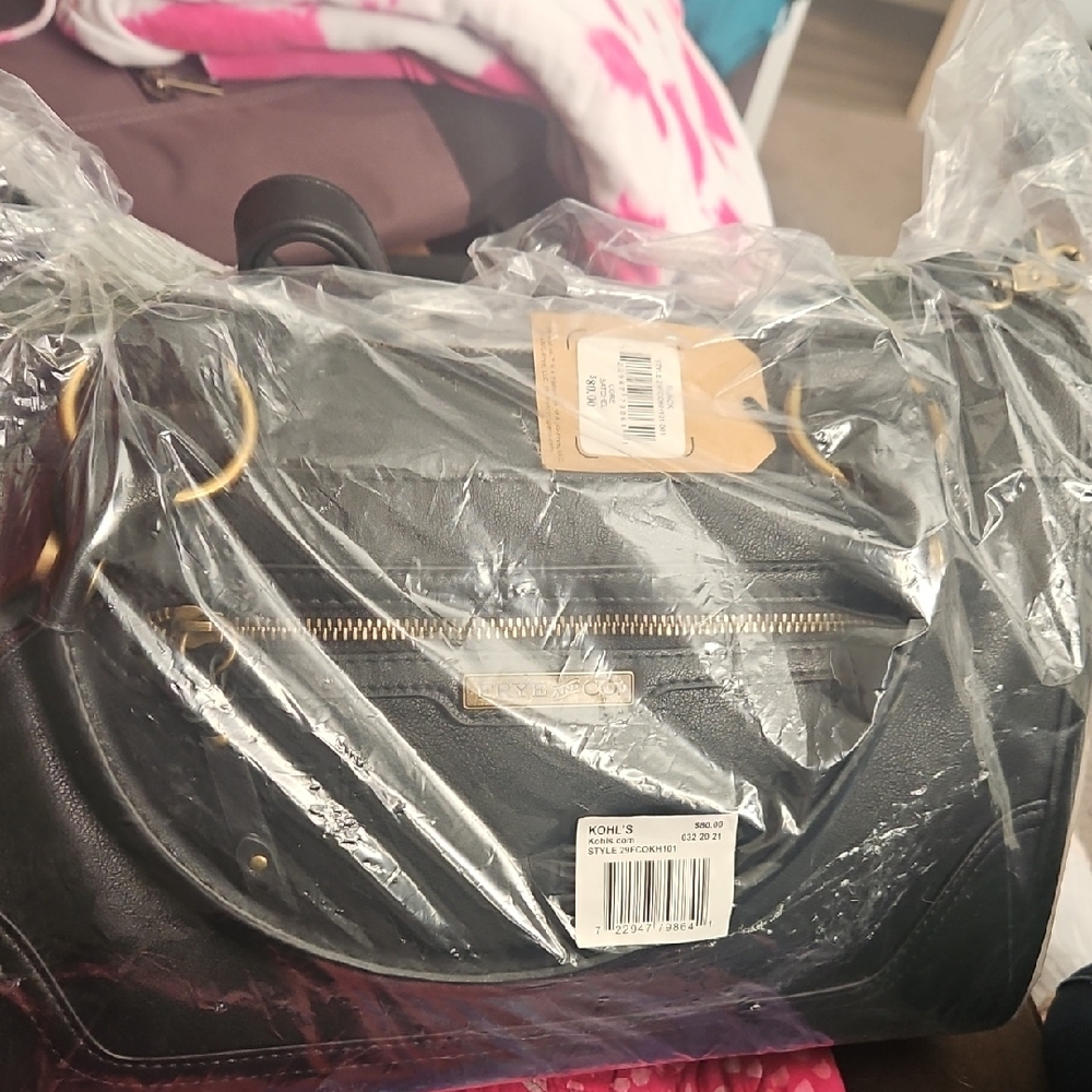 FRYE AND CO. Black Leather Shoulder Bag - Picture 3 of 5